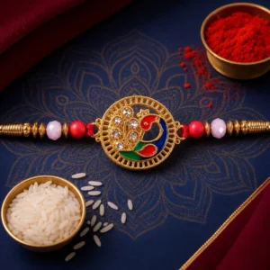 peacock rakhi 02